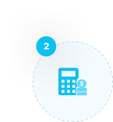 calculator with dollar sign